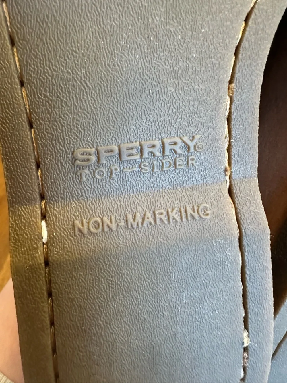 Sperry Top-Sider Mens Boat Shoes Leather Tan Brown Size 10 Classic Preppy - Picture 15 of 16